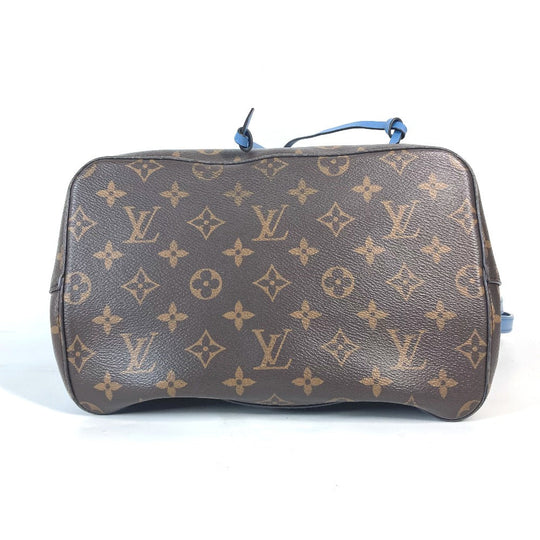 LOUIS VUITTON Shoulder Bag M43569 Monogram canvas Brown x blue Monogram Neonoe Women Used Authentic