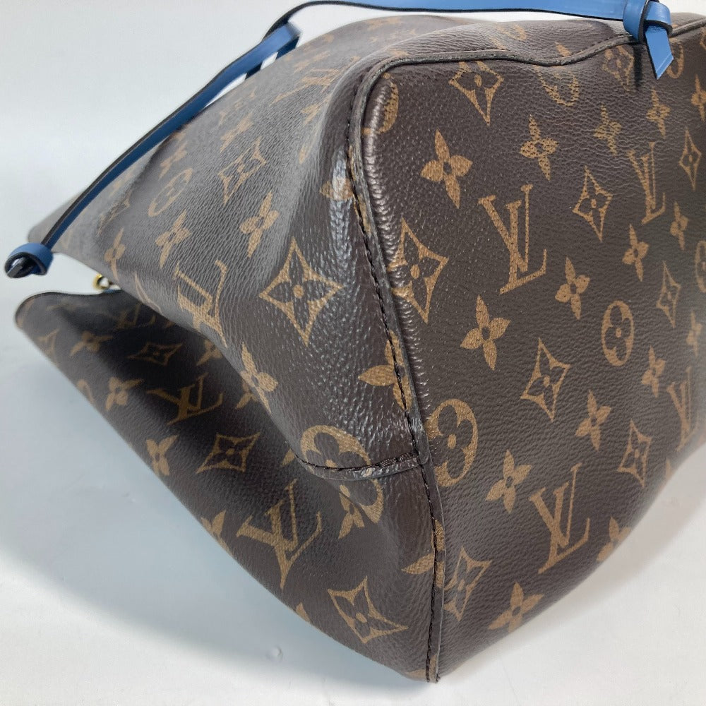LOUIS VUITTON Shoulder Bag M43569 Monogram canvas Brown x blue Monogram Neonoe Women Used Authentic