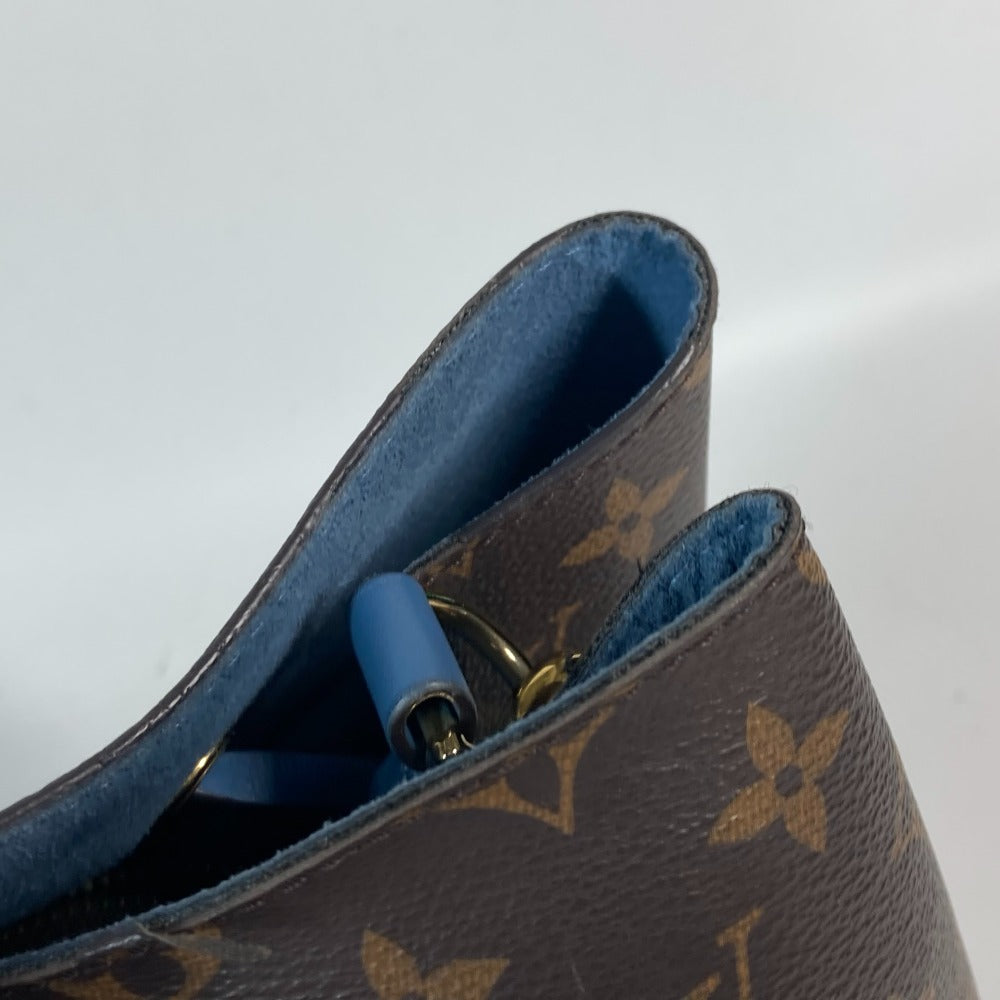 LOUIS VUITTON Shoulder Bag M43569 Monogram canvas Brown x blue Monogram Neonoe Women Used Authentic