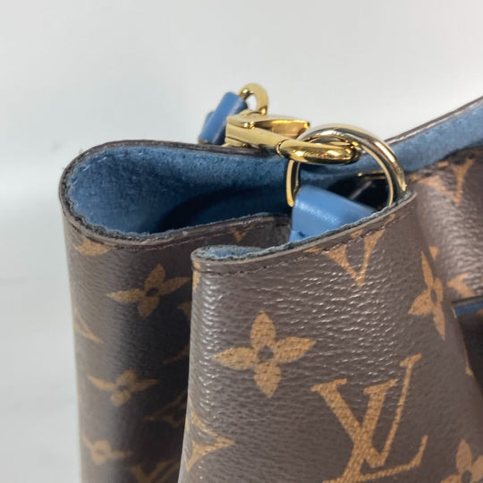 LOUIS VUITTON Shoulder Bag M43569 Monogram canvas Brown x blue Monogram Neonoe Women Used Authentic
