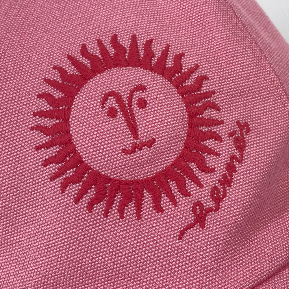 HERMES cap H23100N cotton pink Sun Series Button Davis Sunshine Women 57 Used Authentic