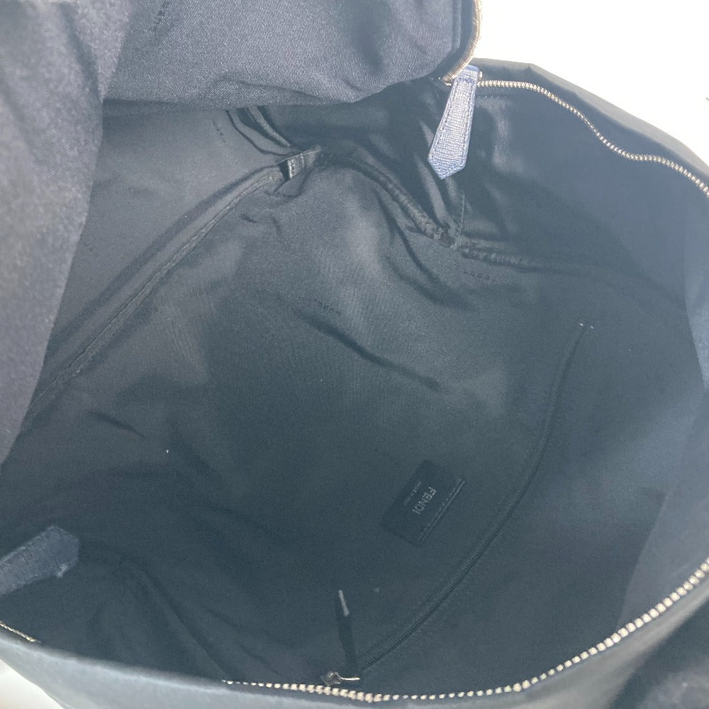 FENDI Backpack 7VZ012 Nylon Navy Bag Monster Bugs unisex(Unisex) Used Authentic