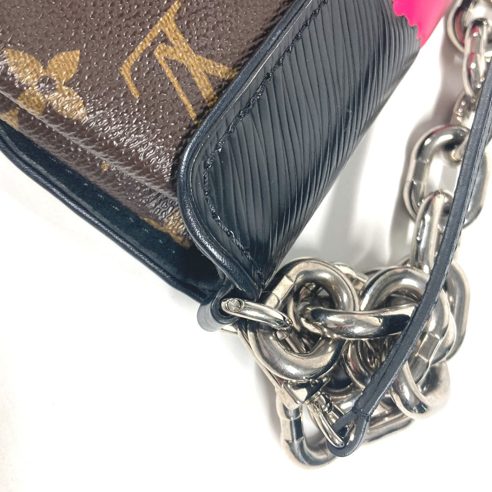 LOUIS VUITTON Shoulder Bag M43532 Monogram Canvas, Epi Leather black Epi Monogram Kansai Yamamoto pochette kabuki mask Women Used Authentic
