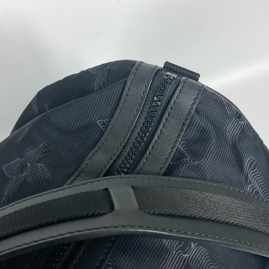 LOUIS VUITTON Boston Duffel bag M45602 Nylon black 3D monogram Keepall reversible bandouliere 50 mens Used Authentic