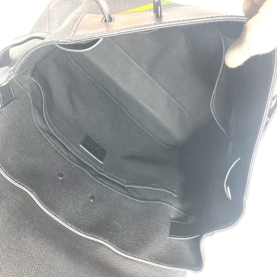 LOUIS VUITTON Handbag M30339 Taiga Leather black Taiga rainbow Steamer PM