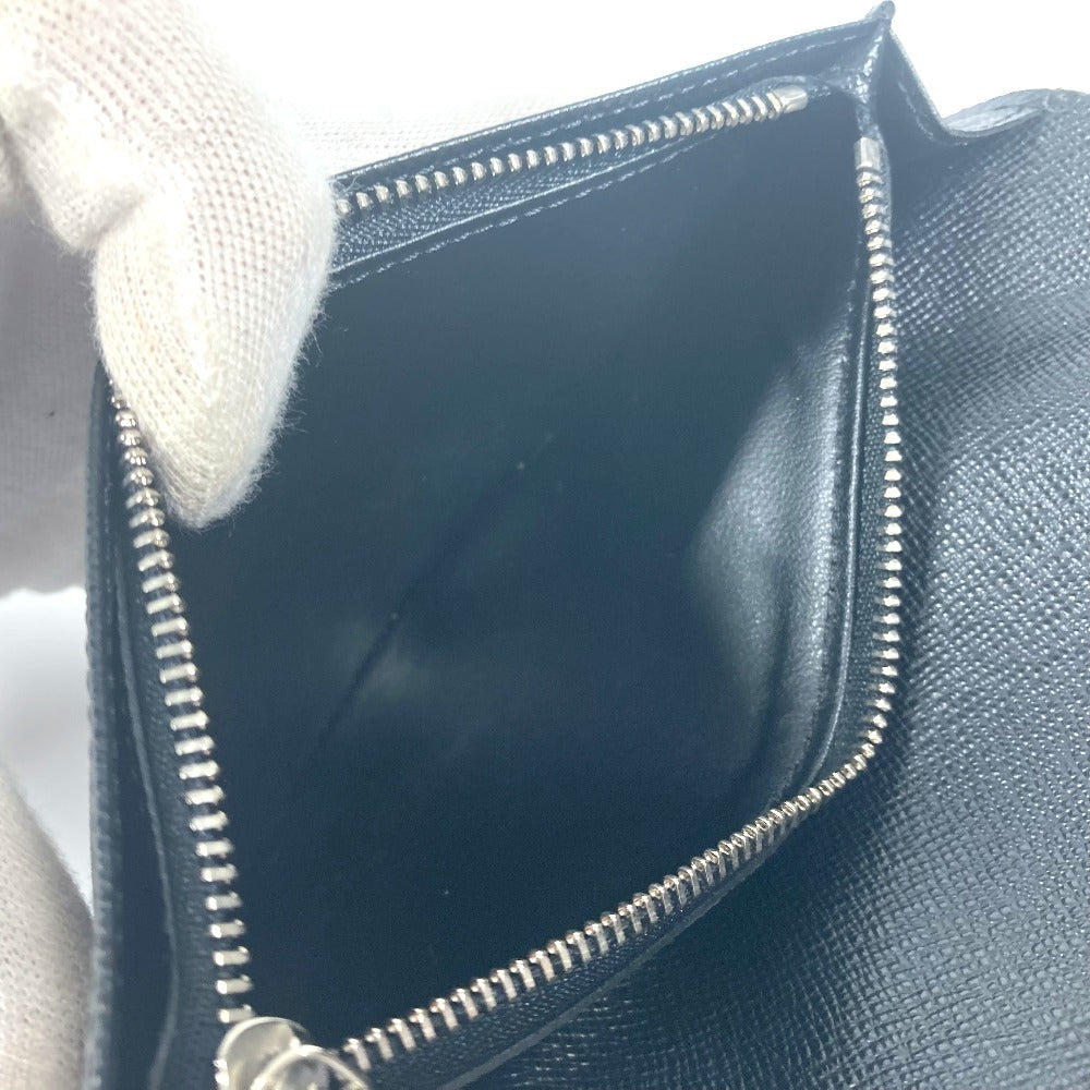 LOUIS VUITTON Long Wallet Purse N62665 Damier Grafitto Canvas black Damier Grafitte Portefeuille Brazza unisex(Unisex) Used Authentic