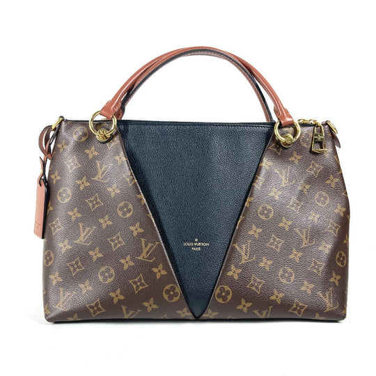 LOUIS VUITTON Shoulder Bag M43948 Monogram canvas Brown Monogram V Tote BB Women Used Authentic