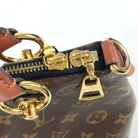 LOUIS VUITTON Shoulder Bag M43948 Monogram canvas Brown Monogram V Tote BB Women Used Authentic