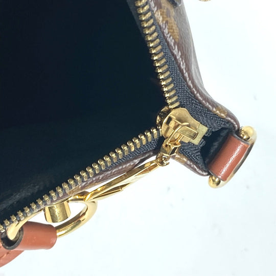 LOUIS VUITTON Shoulder Bag M43948 Monogram canvas Brown Monogram V Tote BB Women Used Authentic