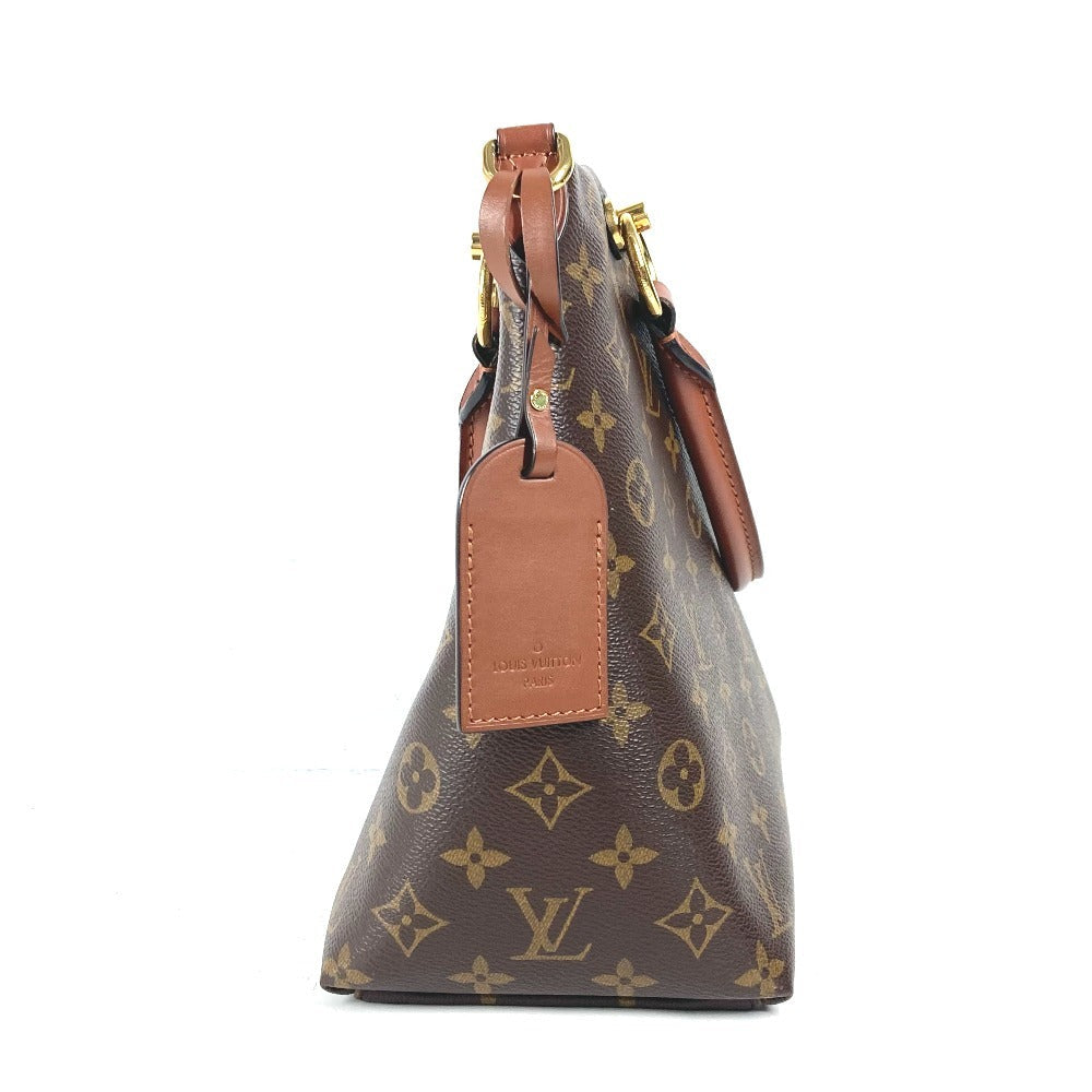 LOUIS VUITTON Shoulder Bag M43948 Monogram canvas Brown Monogram V Tote BB Women Used Authentic