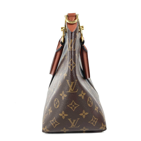 LOUIS VUITTON Shoulder Bag M43948 Monogram canvas Brown Monogram V Tote BB Women Used Authentic