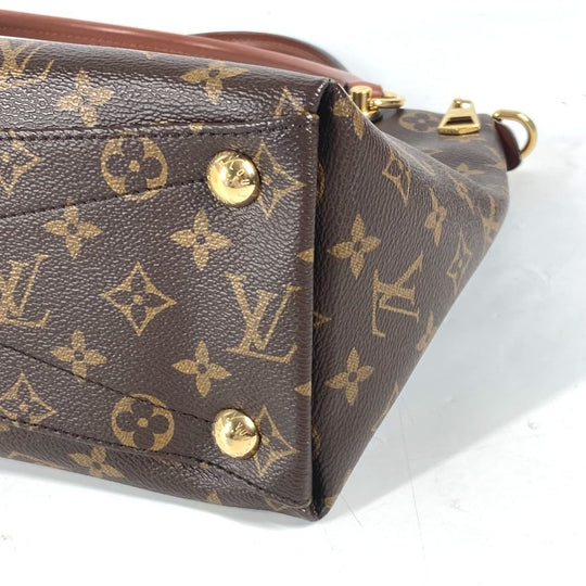 LOUIS VUITTON Shoulder Bag M43948 Monogram canvas Brown Monogram V Tote BB Women Used Authentic