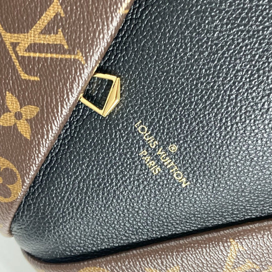LOUIS VUITTON Shoulder Bag M43948 Monogram canvas Brown Monogram V Tote BB Women Used Authentic