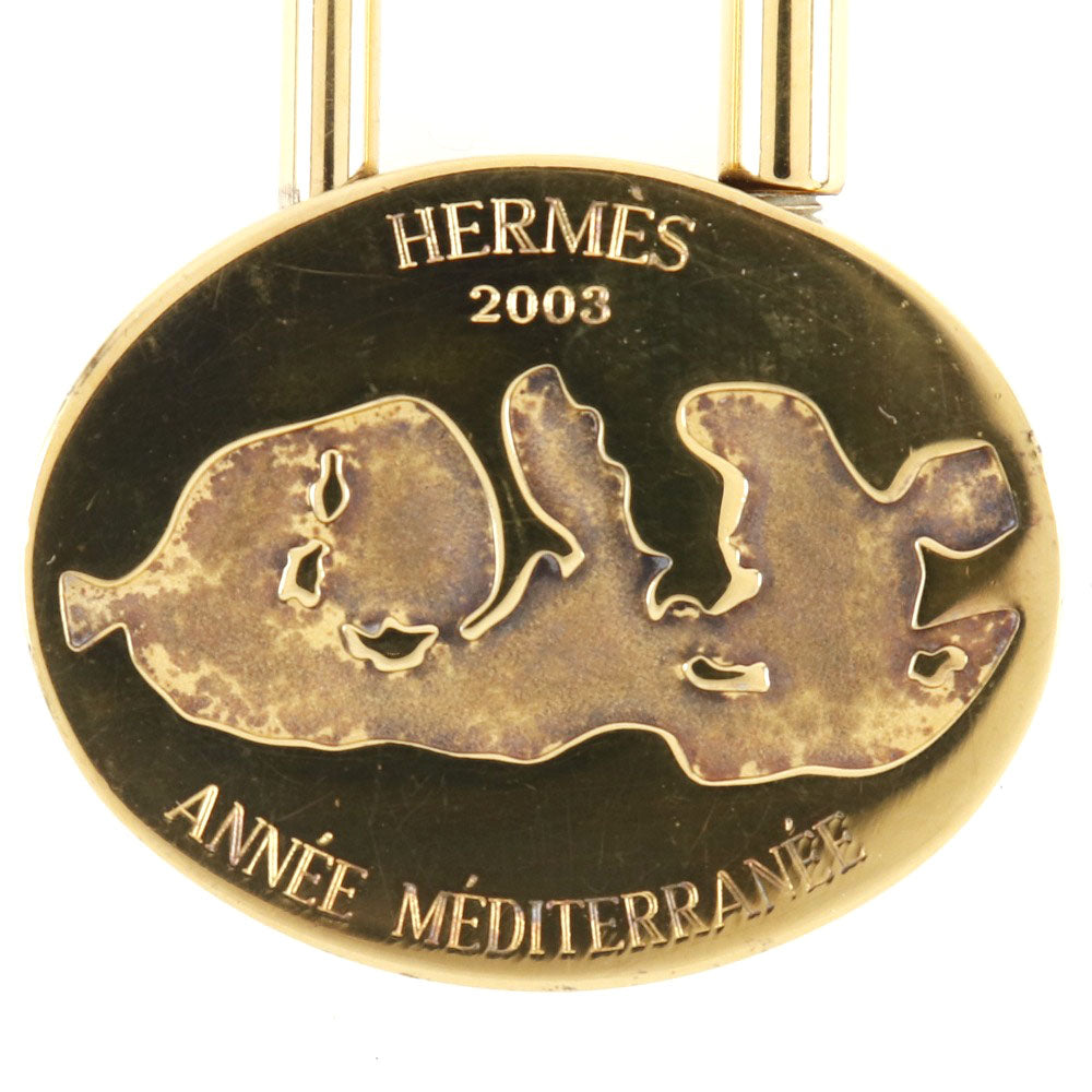 HERMES Cadena Plated Gold gold Mediterranean 2003 ANNEE MEDITERRANEE Women(Unisex) Used Authentic