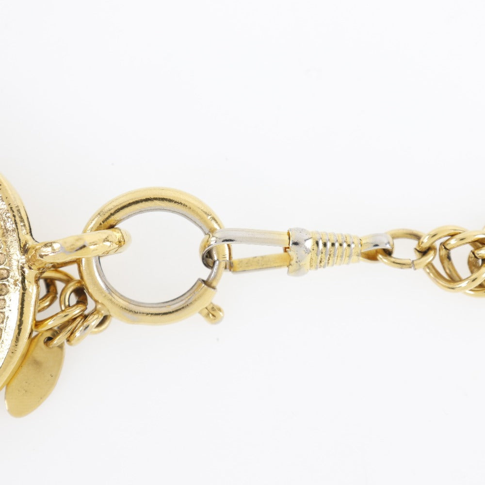 CHANEL Necklace Plated Gold gold coin 31 RUE CAMBON Women Used Authentic