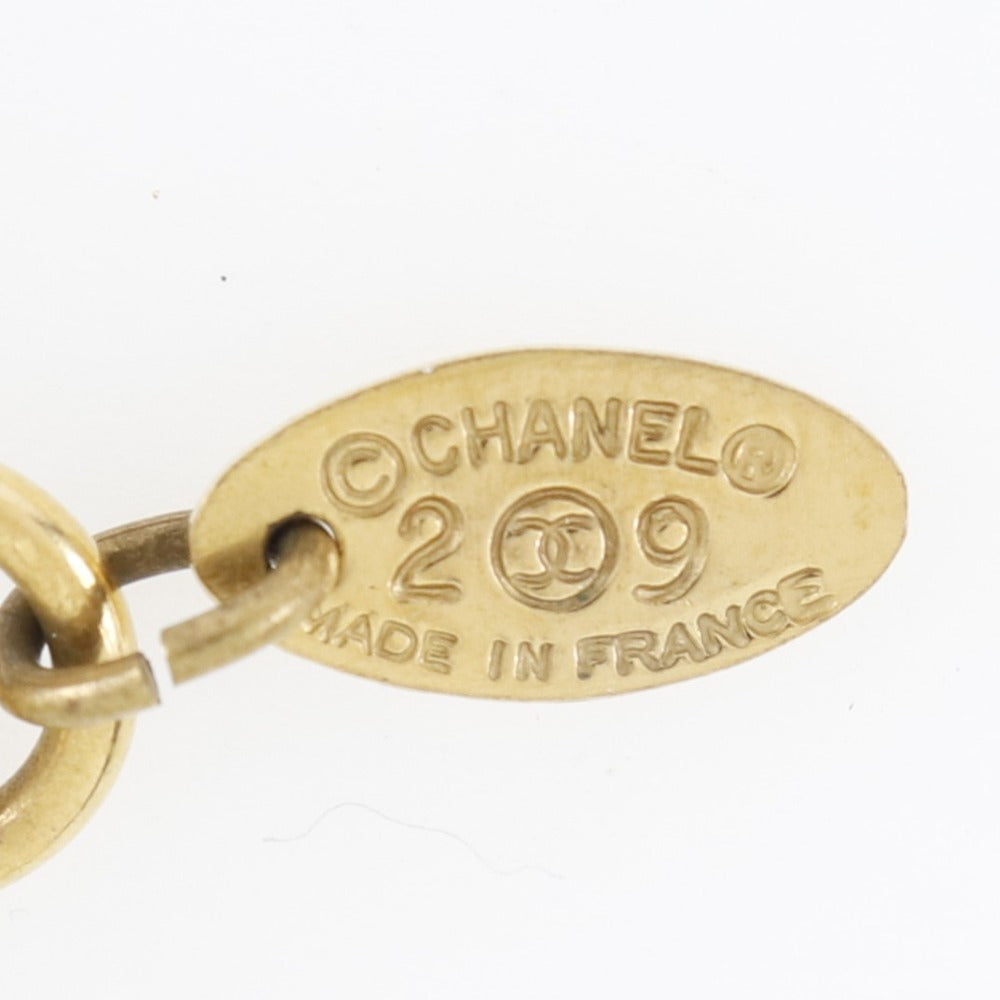 CHANEL Necklace Plated Gold gold coin 31 RUE CAMBON Women Used Authentic