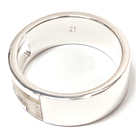 GUCCI Ring Silver925 Silver Branded Cutout G mens(Unisex) 21 Used Authentic