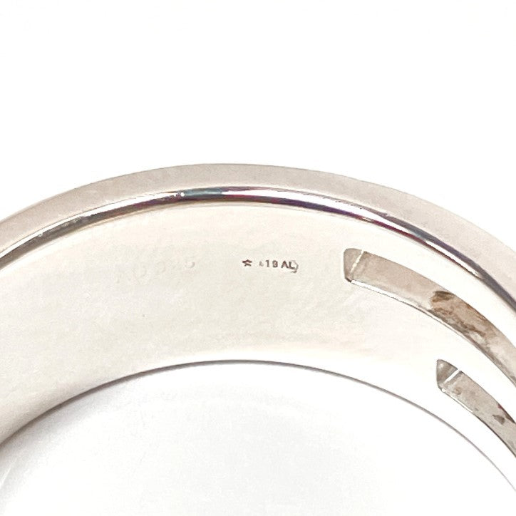 GUCCI Ring Silver925 Silver Branded Cutout G mens(Unisex) 21 Used Authentic