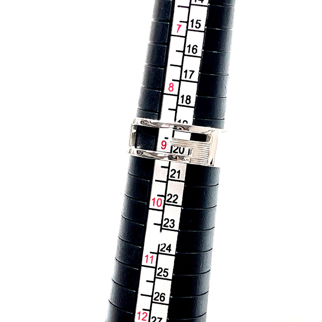 GUCCI Ring Silver925 Silver Branded Cutout G mens(Unisex) 21 Used Authentic