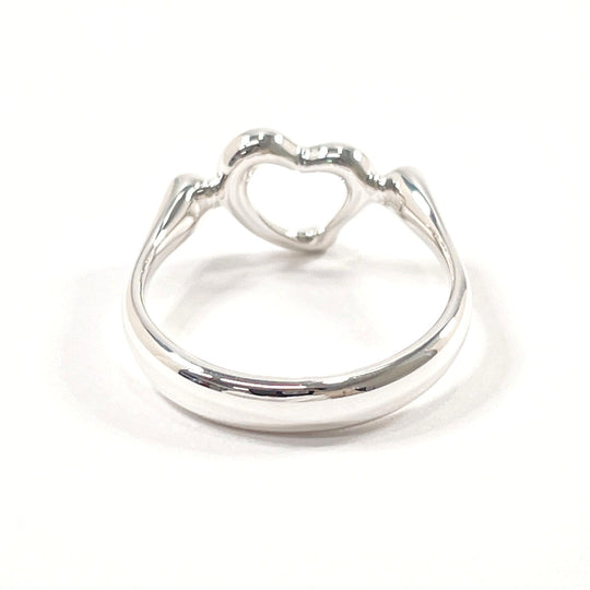 TIFFANY&Co. Ring Silver925 Silver El Saperetti Open heart Women Used Authentic