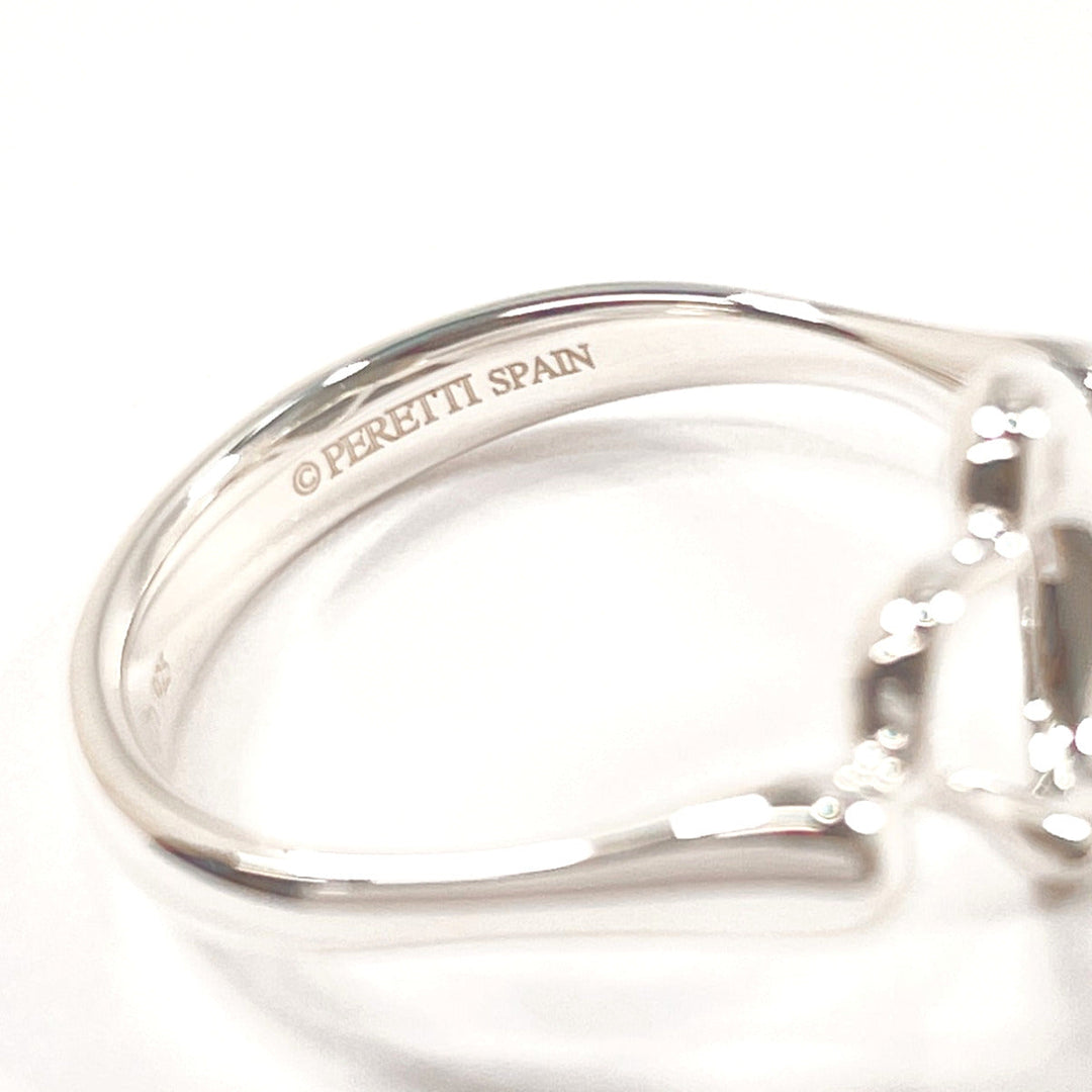 TIFFANY&Co. Ring Silver925 Silver El Saperetti Open heart Women Used Authentic