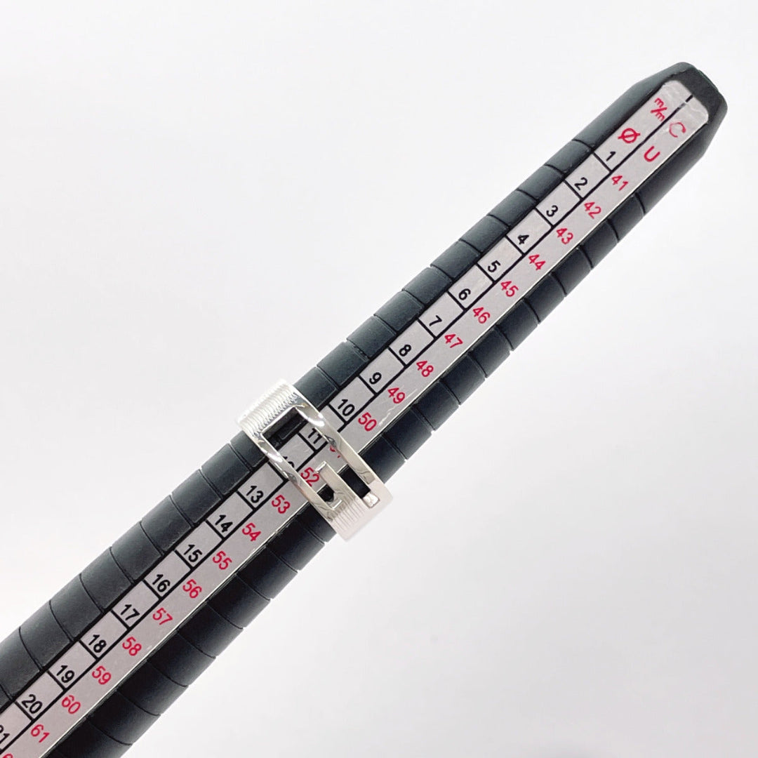 GUCCI Ring Silver925 Silver Branded Cutout G