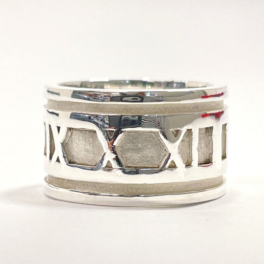 TIFFANY&Co. Ring Silver925 Silver Atlas Women Used Authentic