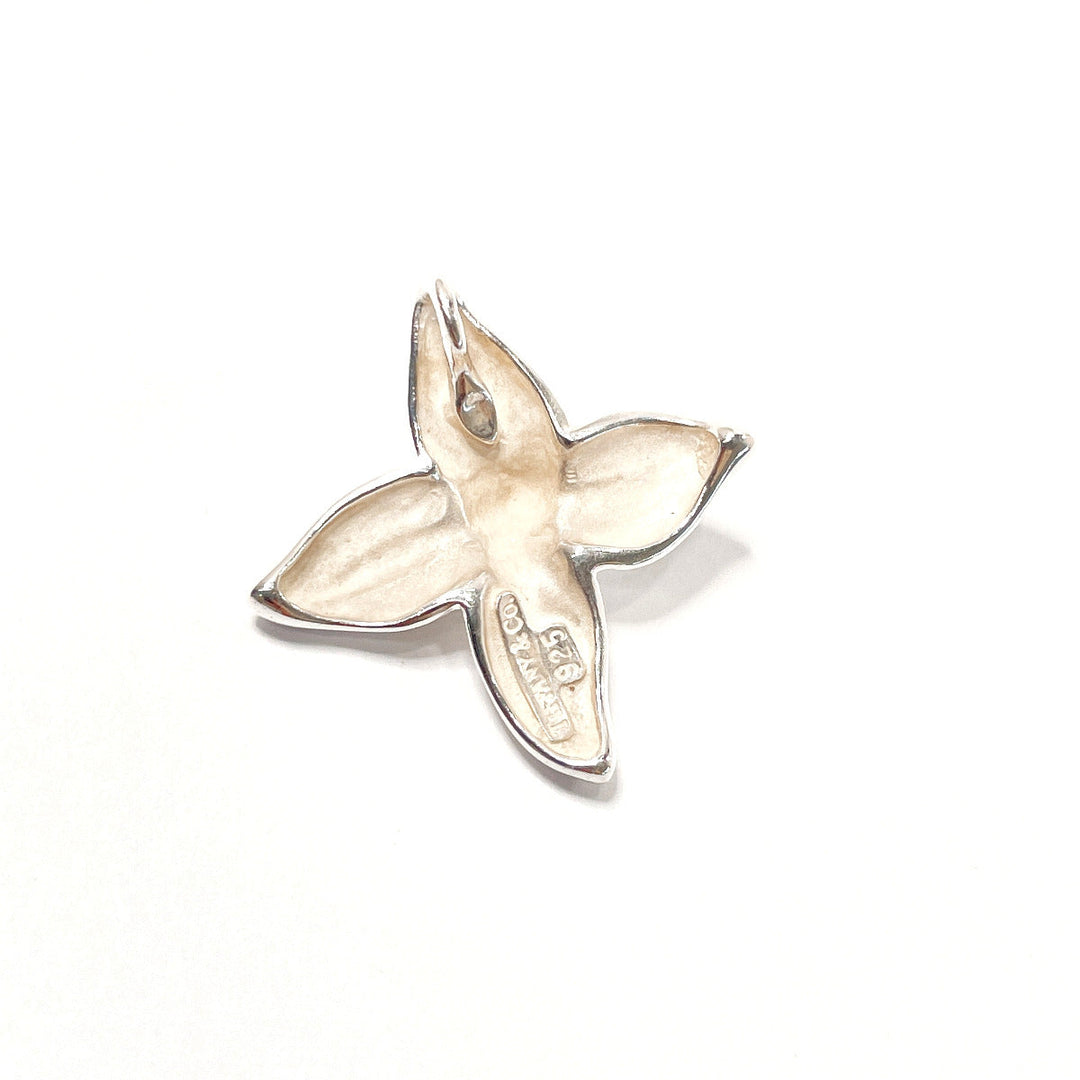 TIFFANY&Co. Pendant top Silver925 Silver poinsettia