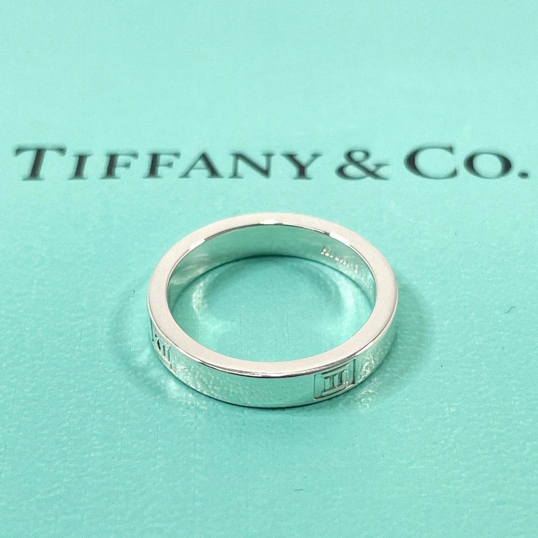 TIFFANY&Co. Ring Silver925 Silver Atlas Women Used Authentic