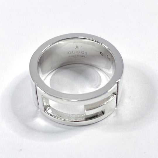 GUCCI Ring Silver925 Silver Branded Cutout G