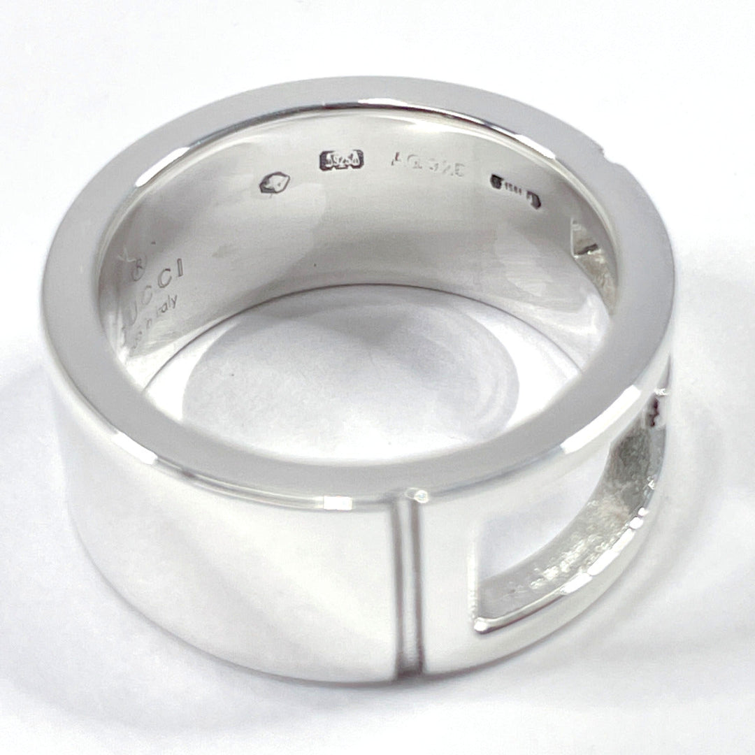 GUCCI Ring Silver925 Silver Branded Cutout G