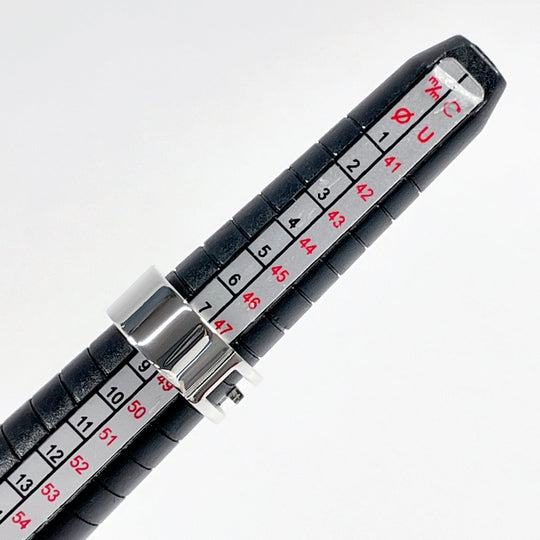 GUCCI Ring Silver925 Silver Branded Cutout G