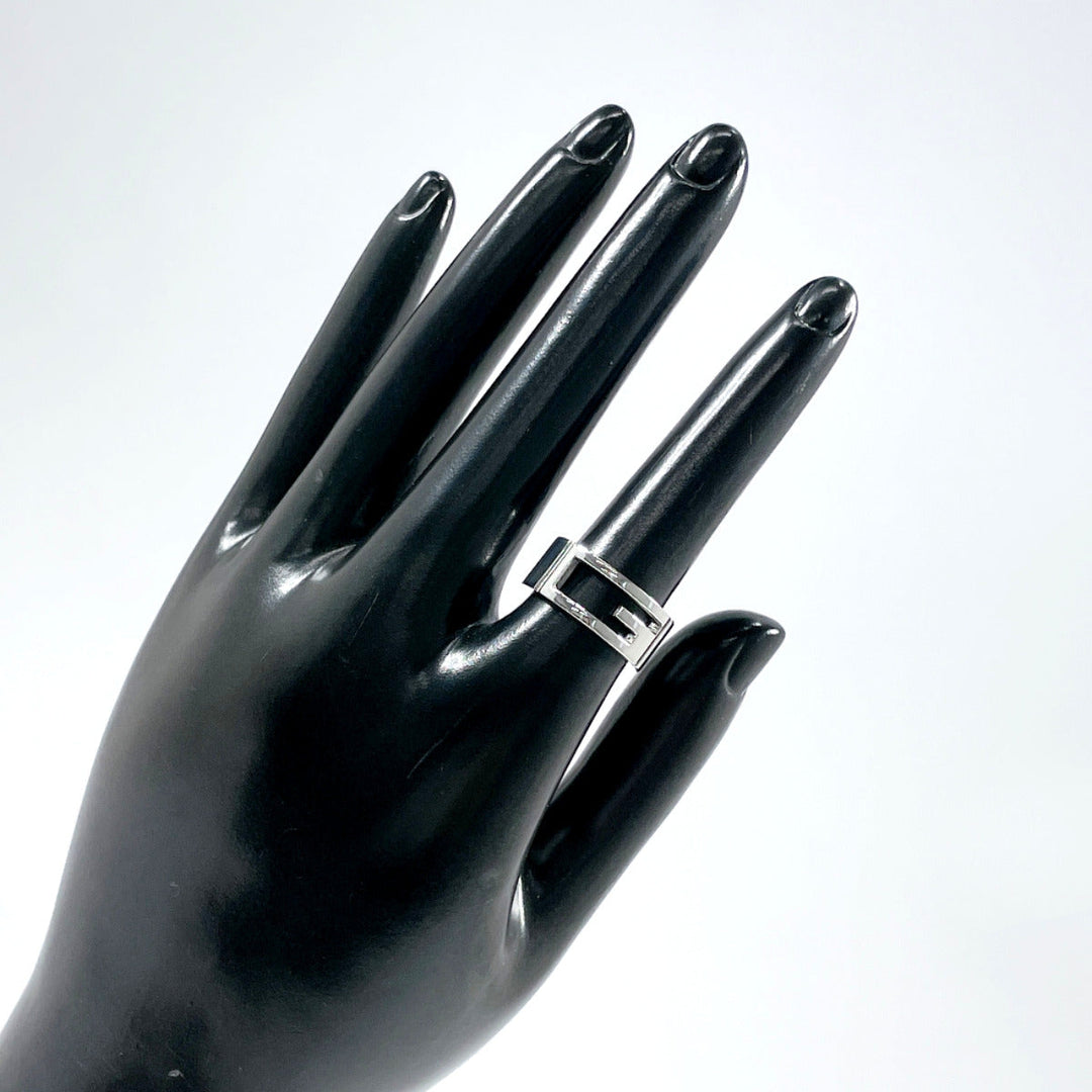 GUCCI Ring Silver925 Silver Branded Cutout G