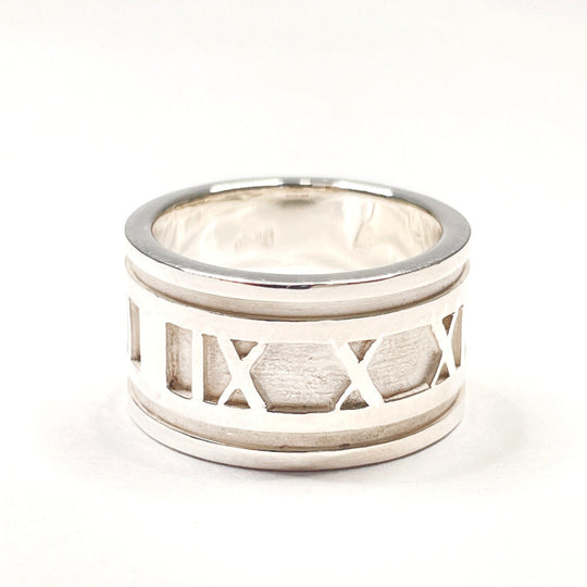TIFFANY&Co. Ring Silver925 Silver Atlas Women Used Authentic