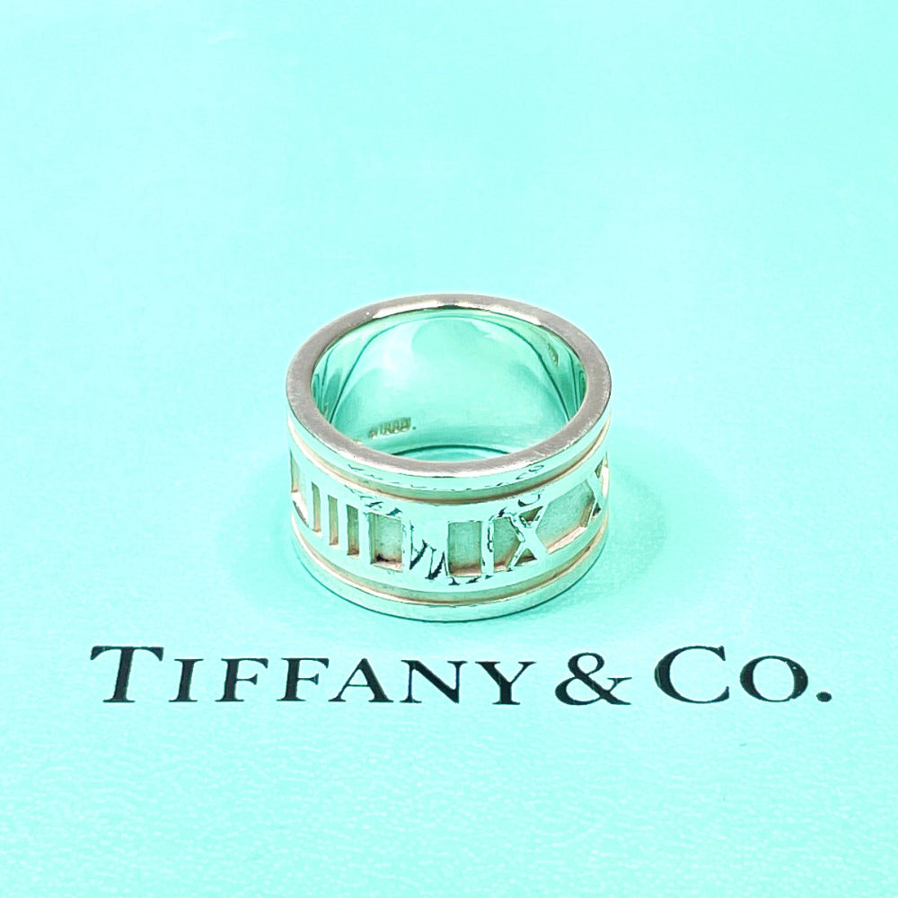 TIFFANY&Co. Ring Silver925 Silver Atlas Women Used Authentic