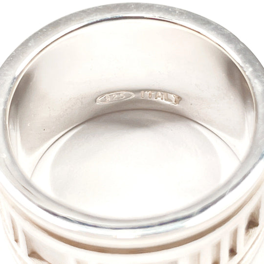 TIFFANY&Co. Ring Silver925 Silver Atlas Women Used Authentic