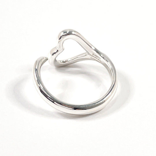 TIFFANY&Co. Ring Silver925 Silver El Saperetti Open heart Women Used Authentic