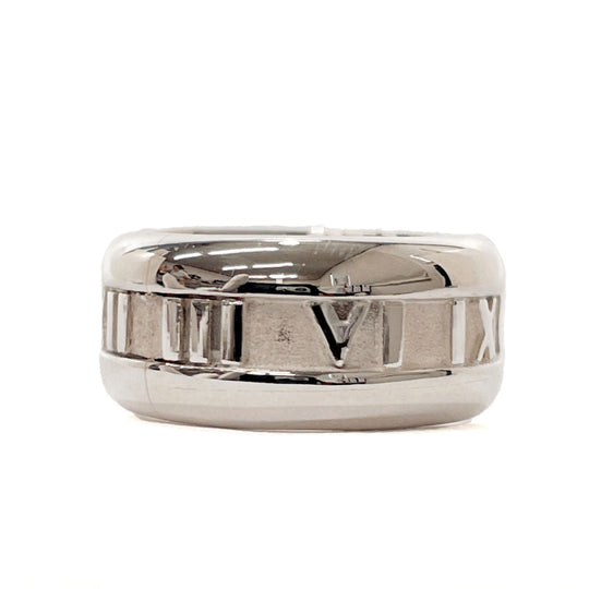 TIFFANY&Co. Ring Silver925 Silver Atlas Women Used Authentic