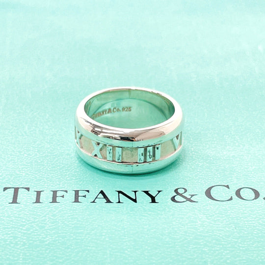 TIFFANY&Co. Ring Silver925 Silver Atlas Women Used Authentic
