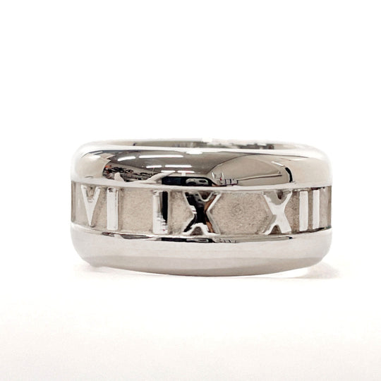 TIFFANY&Co. Ring Silver925 Silver Atlas Women Used Authentic