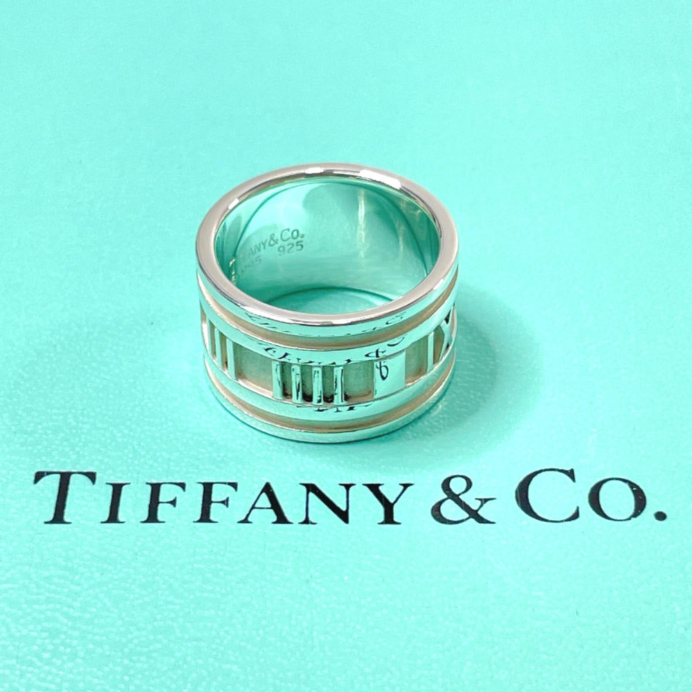 TIFFANY&Co. Ring Silver925 Silver Atlas Women Used Authentic