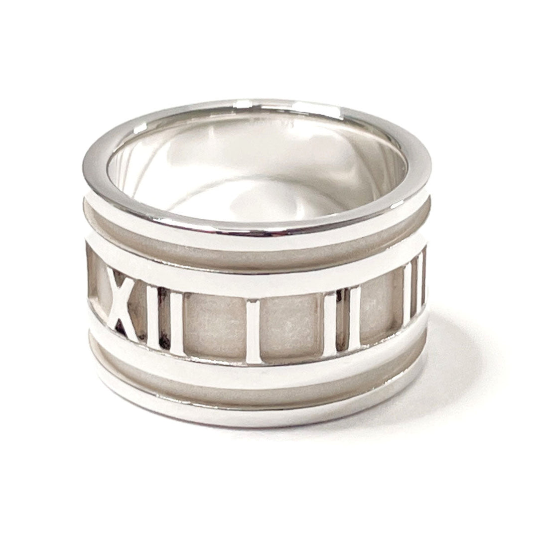 TIFFANY&Co. Ring Silver925 Silver Atlas Women Used Authentic