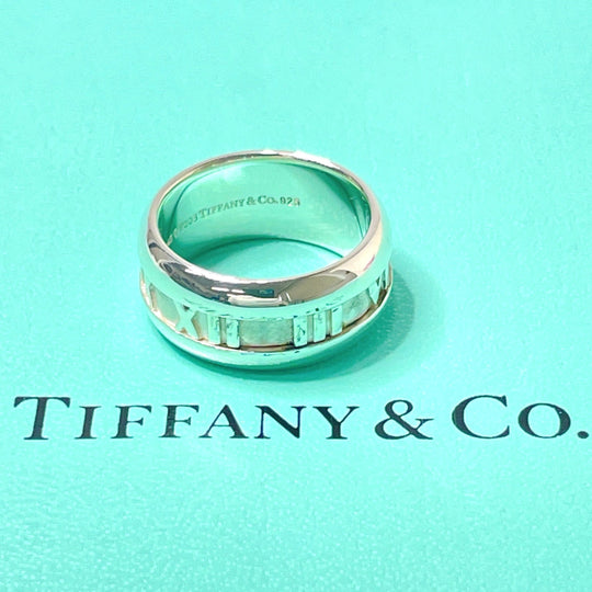 TIFFANY&Co. Ring Silver925 Silver Atlas Women Used Authentic