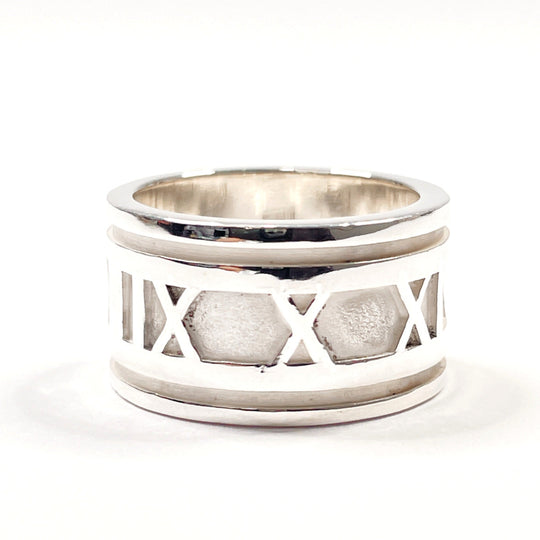 TIFFANY&Co. Ring Silver925 Silver Atlas Women Used Authentic