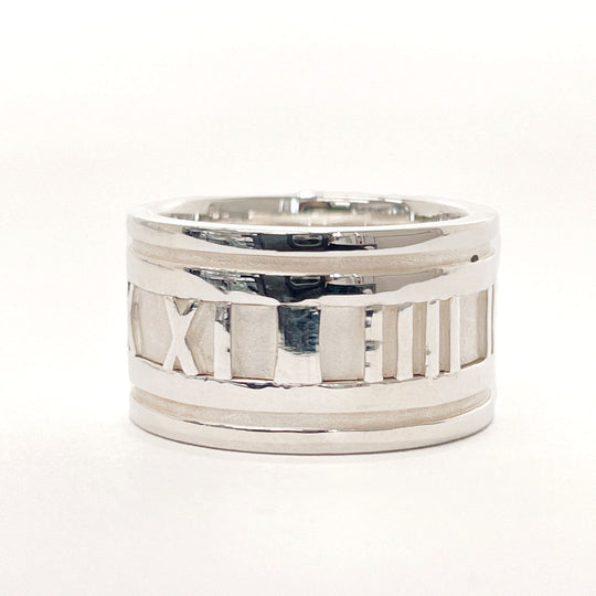 TIFFANY&Co. Ring Silver925 Silver Atlas Women Used Authentic