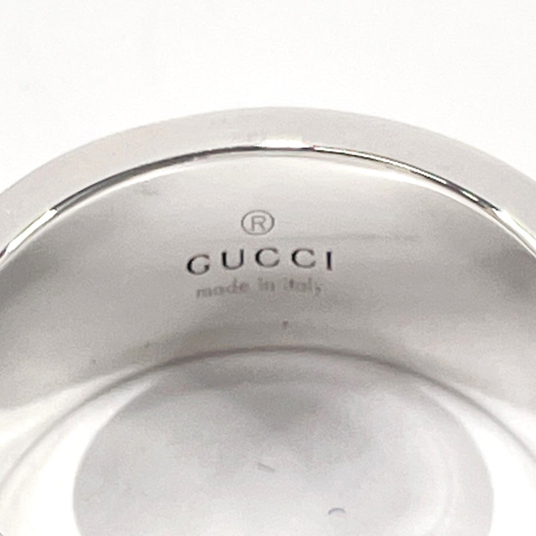 GUCCI Ring Silver925 Silver Branded Cutout G 10