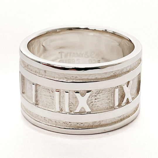 TIFFANY&Co. Ring Silver925 Silver Atlas Women Used Authentic
