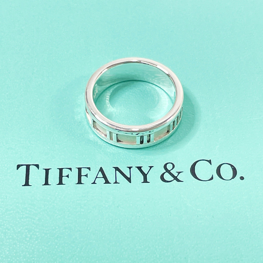 TIFFANY&Co. Ring Silver925 Silver Atlas Women Used Authentic