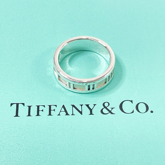 TIFFANY&Co. Ring Silver925 Silver Atlas Women Used Authentic