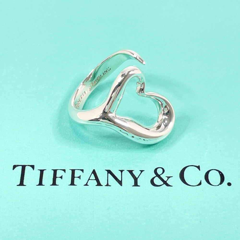 TIFFANY&Co. Ring Sterling Silver Silver El Saperetti Open heart